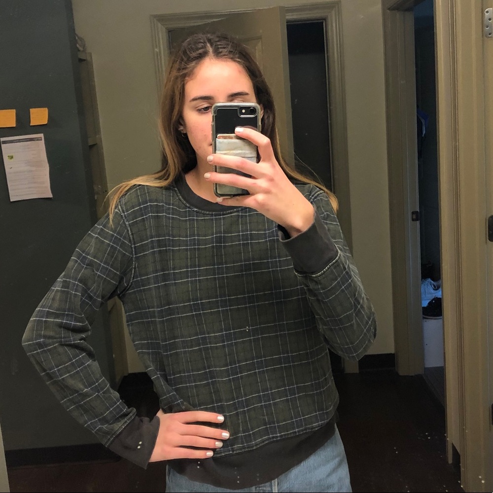 Current Elliot plaid sweater